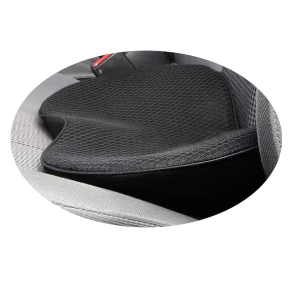 Black Mini Car Seat Cushion Memory Foam Height Boost With Removable Mesh Cover Driver Pad For All Seasons Seat & Posture Cushions