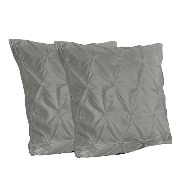 Diamond Pintuck Premium Ultra Soft European Pillowcases 2-Pack