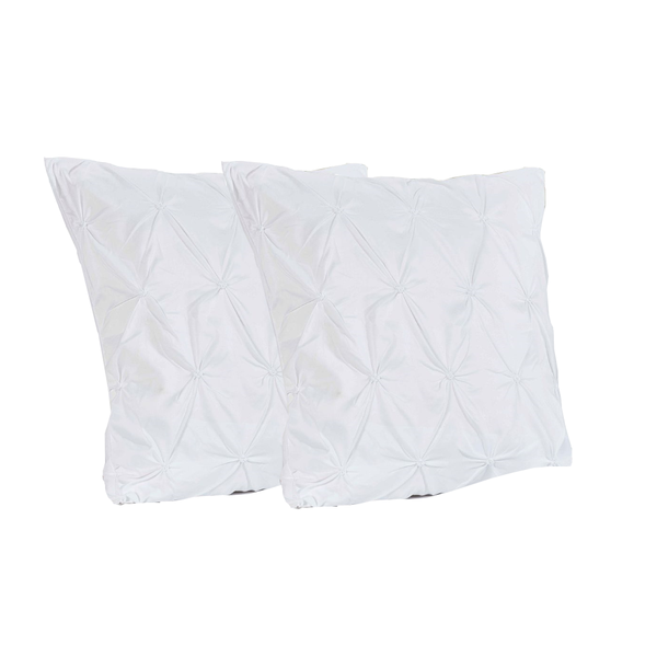 Fabric Fantastic Diamond Pintuck Premium Ultra Soft Pillowcases 2 Pack Pillow Cases