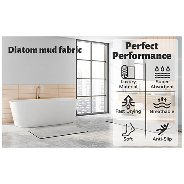 Elosung Black White Stripes Quick Dry Absorbent Non Slip Bath Rug For Bathroom Kitchen & Entryway 60X90cm Bath Mats Rugs & Toilet Covers