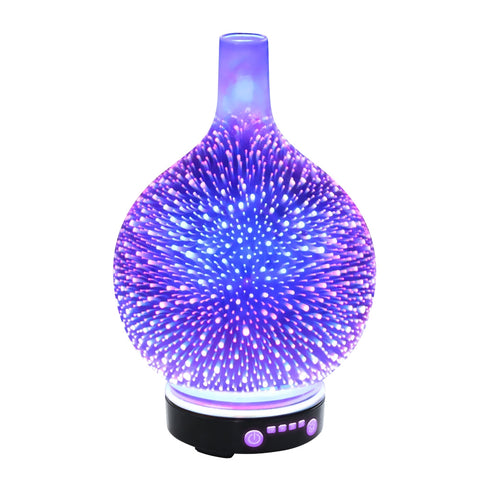 Devanti Aroma Diffuser 3D Led Light Oil Firework Air Humidifier 100Ml