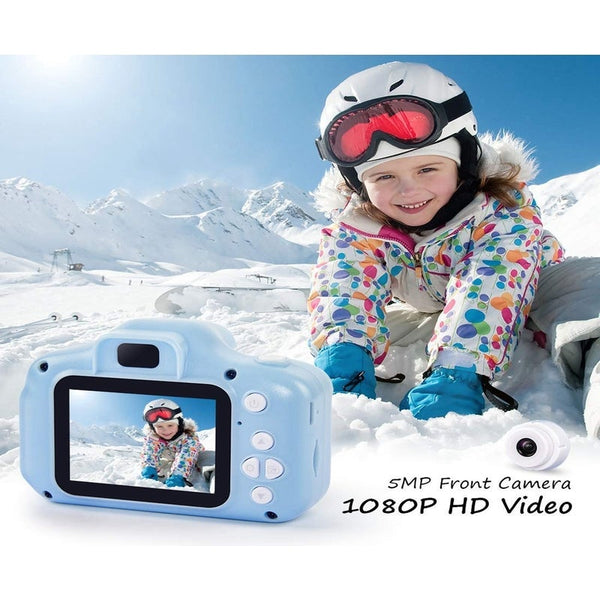 Digital Camera For Kids 1080P Fhd Video With 2 Inch Ips Screen 16Gb Sd Card 3 Years Boys Girls Gift Digital Cameras