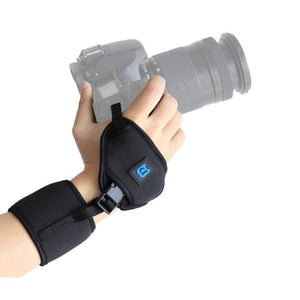 Camera Accessories Digital Wrist Strap Soft Neoprene Hand Grip With 1 / 4 Inch Screw Plastic Plate For Slr Dslr Cameras