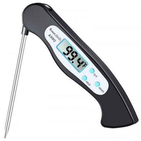 Digital Kitchen Cooking Food Folding Thermometer Black Cooking Thermometers