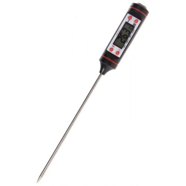 Digital Kitchen Thermometer For Bbq Electronic Cooking Food Probe Tools Black