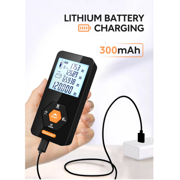 Digital Rangefinder 120M Distance Meter Laser Tape Measure Laser Measuring Tools