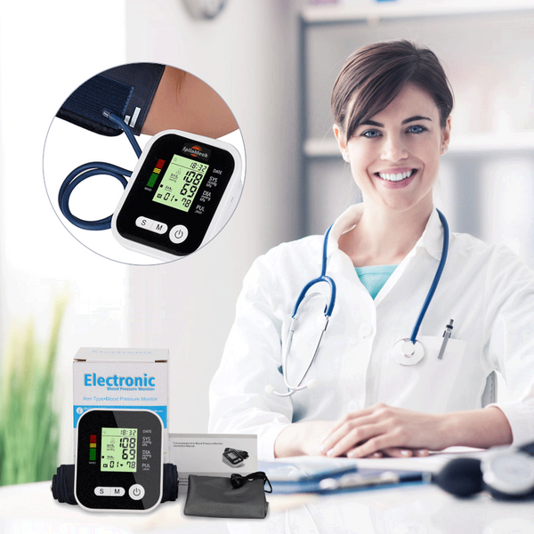 Upper Arm Digital Automatic Blood Pressure Monitor Blood Pressure Monitoring