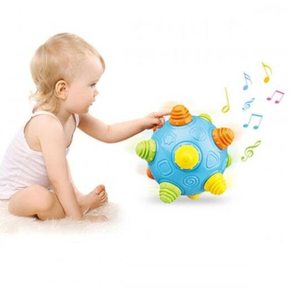 Digo Baby Educational Music Vibration Dancing Ball Toy Deep Sky Blue