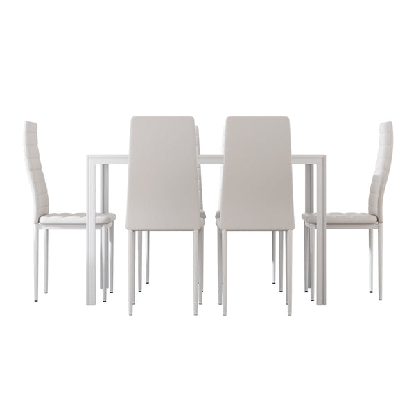 Artiss Dining Chairs And Table Set 6 Of 7 Top White Dining Sets