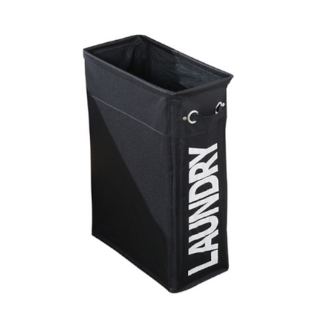 Dirty Clothes Receiving Box Bundle Oxford Foldable Basket Black