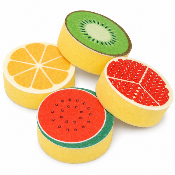 Dishwashing Sponge 4 Piece Set Double Sided Cleaning Cloth Suitable For Kitchen And Bathroom Sponges & Scourers