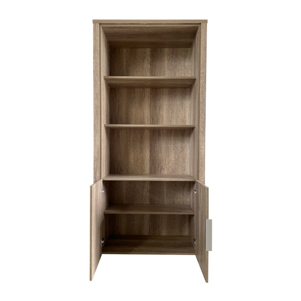 Display Shelf Book Case Stand Bookshelf Natural Wood Like Mdf In Oak Colour