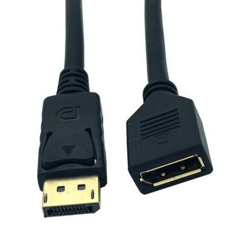 Monitor/AV Cables & Adapters Displayport Extension Cable For Pc Projectors Hd Tv Laptops Port Male To Female 30Cm Black