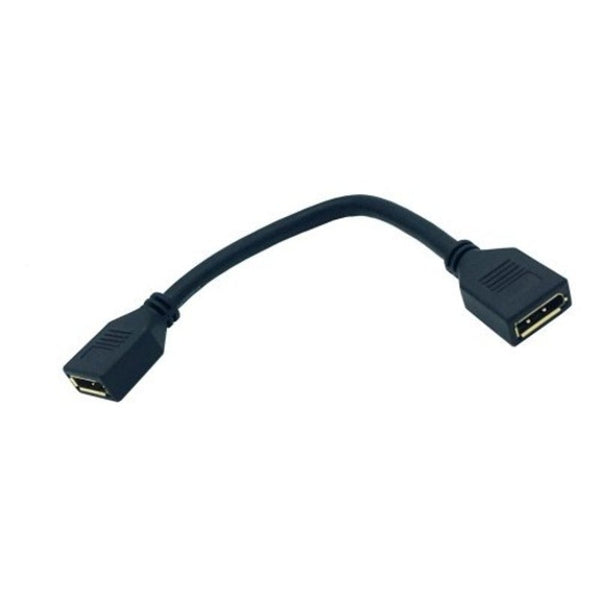 Displayport Female To Connector Extender Port Dp Cable Extension Adapter 30Cm Black Monitor/Av Cables & Adapters