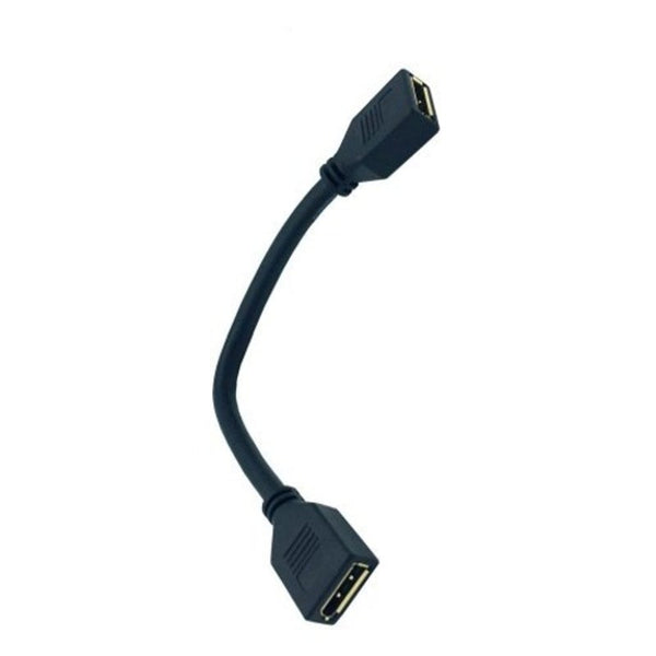 Displayport Female To Connector Extender Port Dp Cable Extension Adapter 30Cm Black Monitor/Av Cables & Adapters