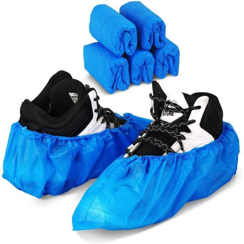 Shoe Care Disposable Covers Are Waterproof And Dustproof One Size Non Slip Blue Protect Your Shoes Floor Carpet 50 Pair