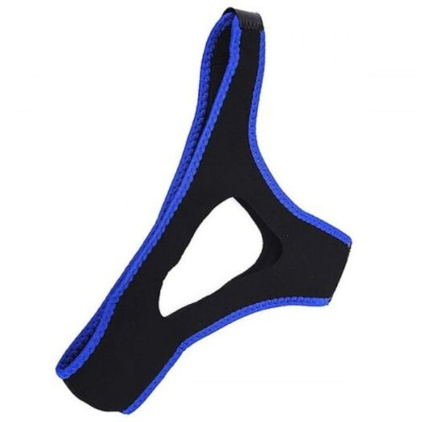 Diving Material Multi Color Adjustable Edging Triangle Anti Snore Belt Black