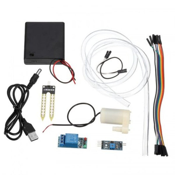 Diy Automatic Irrigation Module Kit With Soil Moisture Sensor Detection Watering Pumping Graphite Black Other Sensors