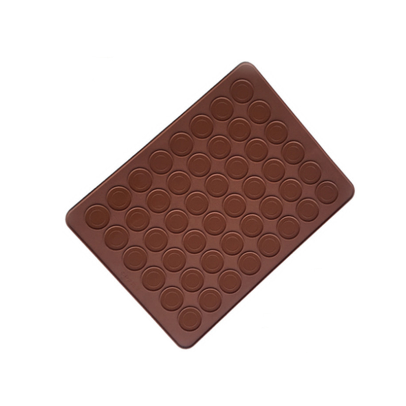 Diy Baking Chocolate Silica Gel Mould With 48 Holes Round Sugarcraft & Chocolate Moulds