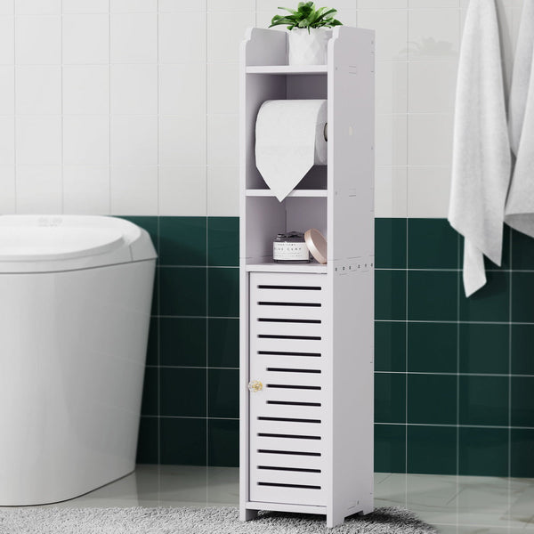 Artiss Bathroom Cabinet Toilet Roll Holder Tissue Organizer 3 Tier Floor Bathroom Cabinets