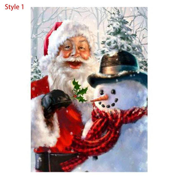 Posters Christmas Diamond Painting Kit Diy Craft Santa Claus Snowman Patterns Diamond Painting Kits