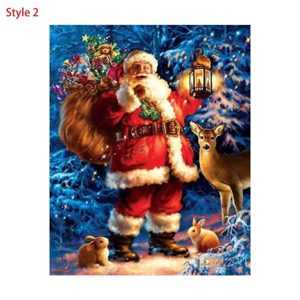 Posters Christmas Diamond Painting Kit Diy Craft Santa Claus Snowman Patterns Diamond Painting Kits