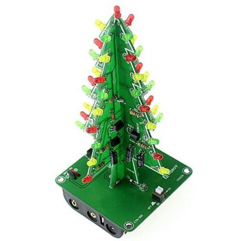 Diy Christmas Tree Led 3D Light Medium Spring Green Three Colors
