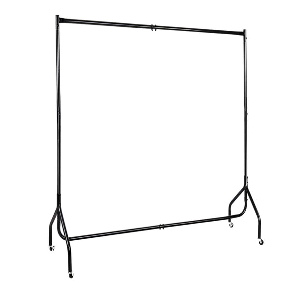 Artiss 6Ft Clothes Racks Metal Garment Display Rolling Rail Hanger Airer Stand Portable Garment Racks