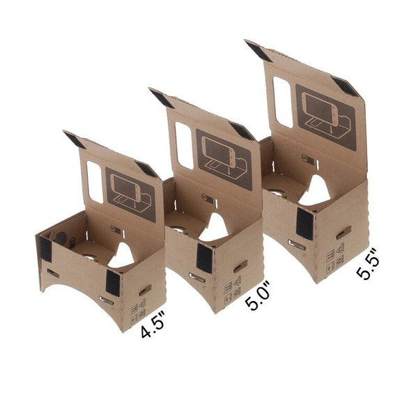 Diy Google Cardboard Virtual Reality Vr Mobile Phone 3D Viewing Glasses For 5.5 3D Tv Glasses & Accessories