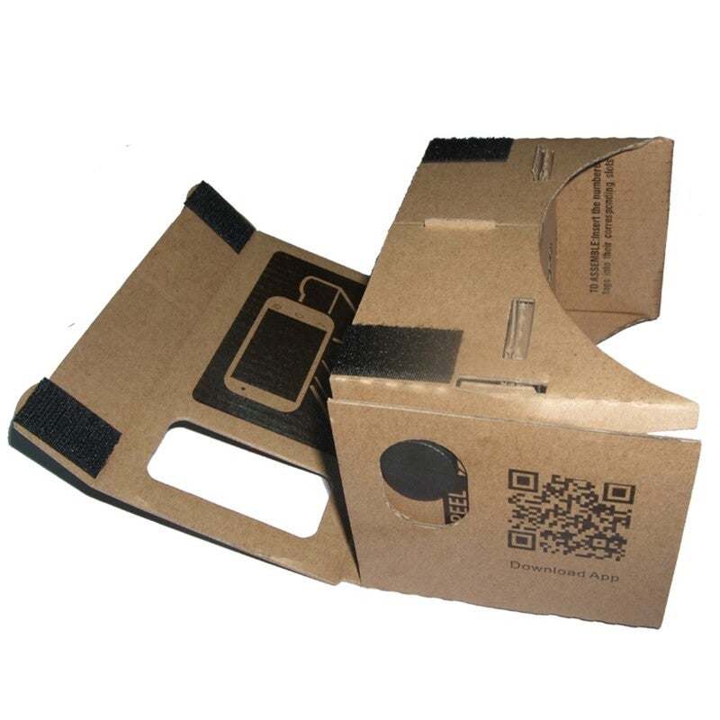 Diy Google Cardboard Virtual Reality Vr Mobile Phone 3D Viewing Glasses For 5.5