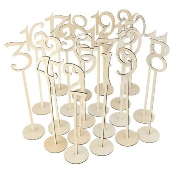 Diy Wedding Birthday Bar Table Numbers Ivory Yellow Venue Decorations