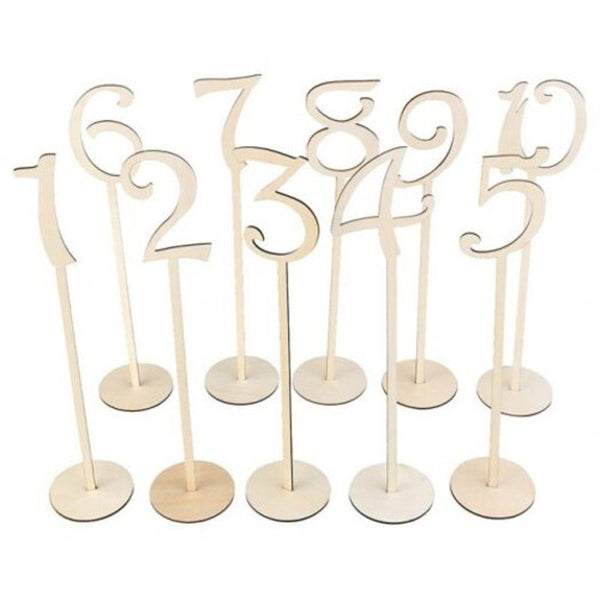 Diy Wedding Birthday Bar Table Numbers Ivory Yellow Venue Decorations