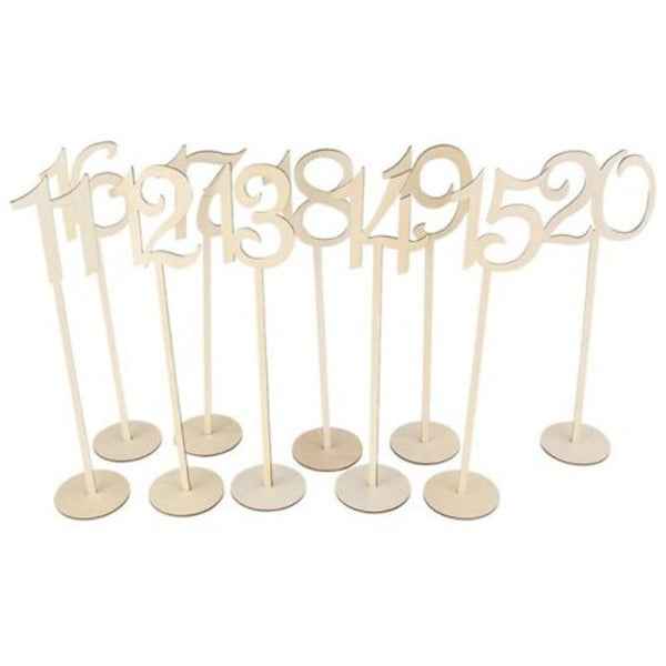 Diy Wedding Birthday Bar Table Numbers Ivory Yellow Venue Decorations