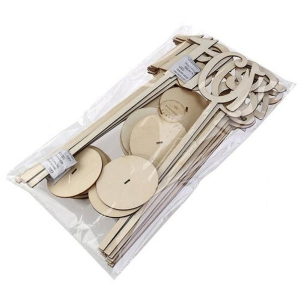 Diy Wedding Birthday Bar Table Numbers Ivory Yellow Venue Decorations