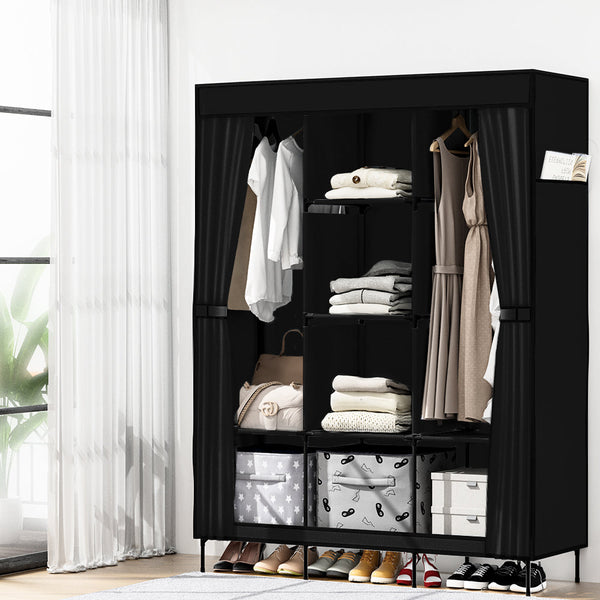 Artiss Large Portable Clothes Closet Wardrobe With Shelf Wardrobes