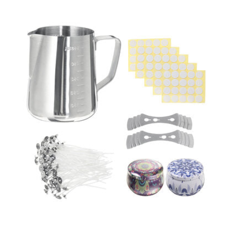 Diy Candle Making Craft Tool Set Pouring Pot Wicks Wax Kit Candle & Soap Making Kits