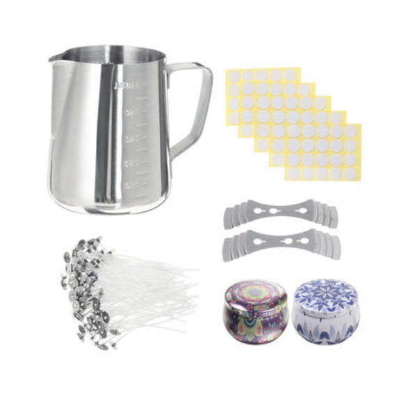 Diy Candle Making Craft Tool Set Pouring Pot Wicks Wax Kit Candle & Soap Making Kits