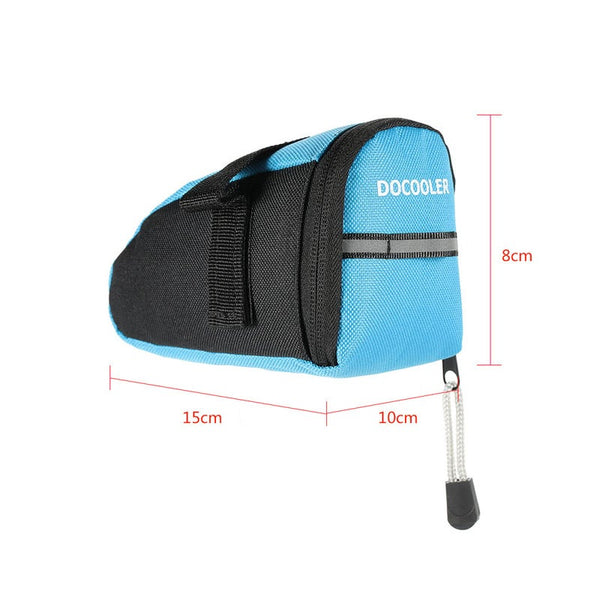Bike Bicycle Cycle Saddle Bag Ultra Light Seat Pouch Rear Tail Pack Blau