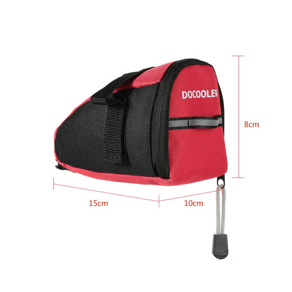 Bike Bicycle Cycle Saddle Bag Ultra Light Seat Pouch Rear Tail Pack Red