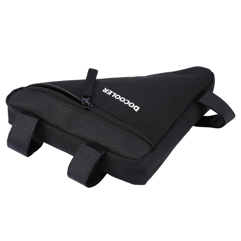 Triangle Cycling Bike Bicycle Front Saddle Tube Frame Pouch Bag Holder Outdoor Black Bags & Panniers