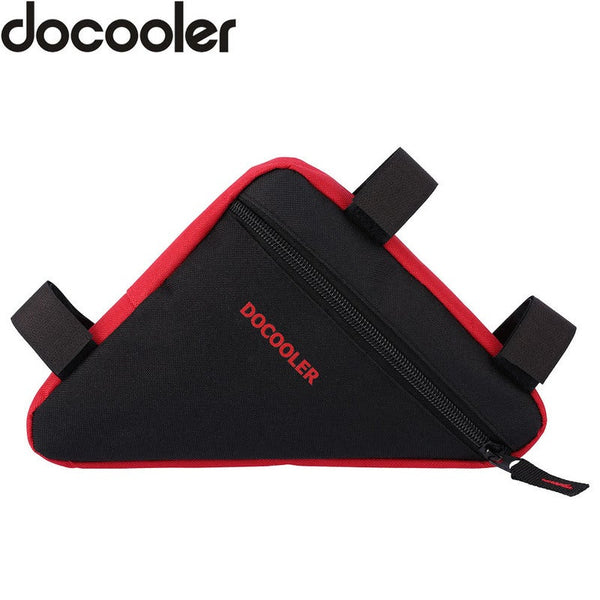 Triangle Cycling Bike Bicycle Front Saddle Tube Frame Pouch Bag Holder Outdoor Red