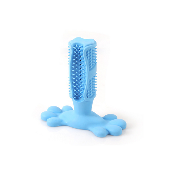 Dog Toothbrush Stick Natural Rubber Bite Resistant Chew Toys For Dogs Pets Oral Care Dental Brushing Large Dog Toys