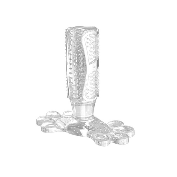 Dog Toothbrush Stick Natural Rubber Bite Resistant Chew Toys For Dogs Pets Oral Care Dental Brushing Large Dog Toys