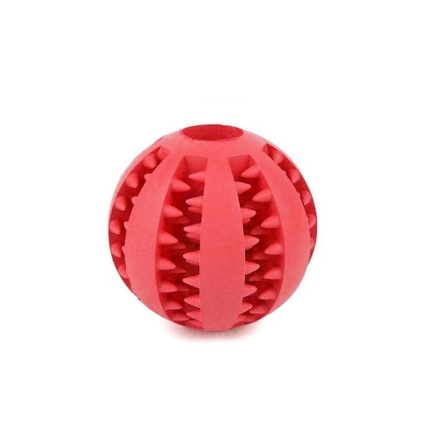 Dog Chew Rubber Ball Toy Dental Clean Teeth Healthy Treat Gum Bite Puppy Pet Play Dog Toys