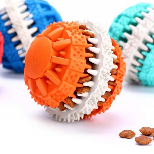 Milk Fragrance Dog Molar Ball Doggy Brush Tooth Cleaning Orange Dog Toys