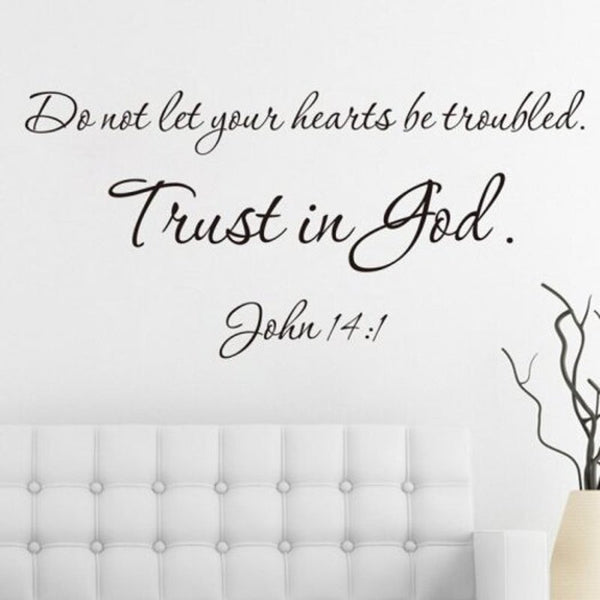 Don't Let Your Heart Carved Wall Sticker Decoration Black