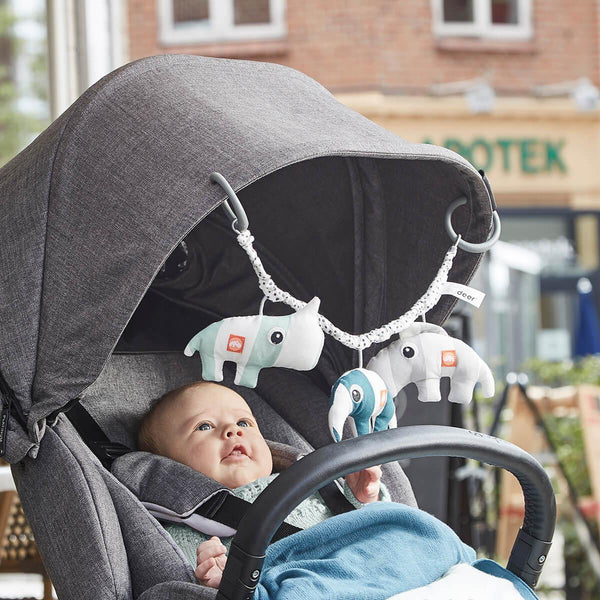 Done By Deer Pram Toy Friends Blue Activity Toys