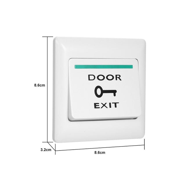 Door Exit Button Release Push Switch For Electronic Lock Door Entry Systems & Intercoms