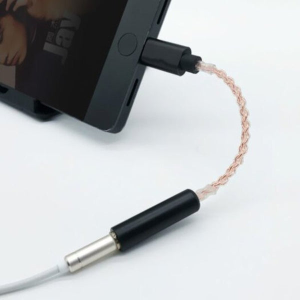 Hifi Dac Earphone Amplifier Pro Type C To 3.5Mm Audio Lossless Adapter Cable Black Cables & Adapters