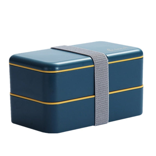 Double Layer Separated Bento Box Portable Microwave Food Lunchbox Lunchboxes